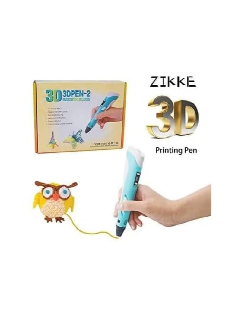 A 3D pen with a simple design to transform creative imagination drawings into a slim appearance - Image 3